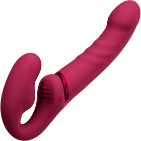LOVENSE Lapis Strapless Strap on Dildos Double-Ended G Spot Vibrator with Flexible Bulb Vibrating Butt Plug Adult Toy & Game Remote Control Clito
